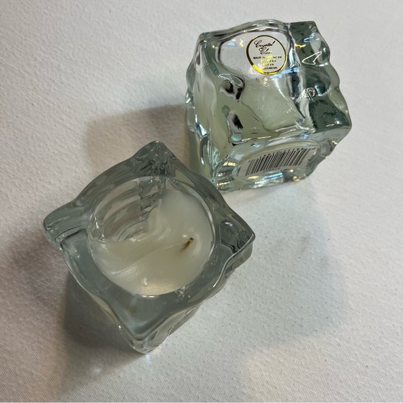 Fifth Avenue Crystal Ice Cube Candle Votives - Picture 3 of 7